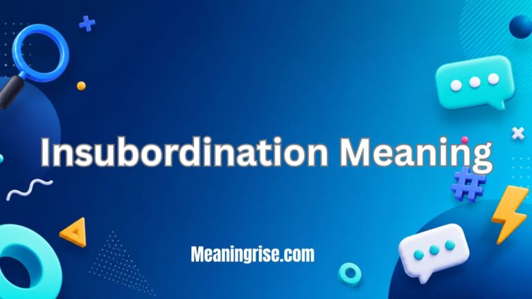 Insubordination meaning explained What does insubordination mean in the workplace?