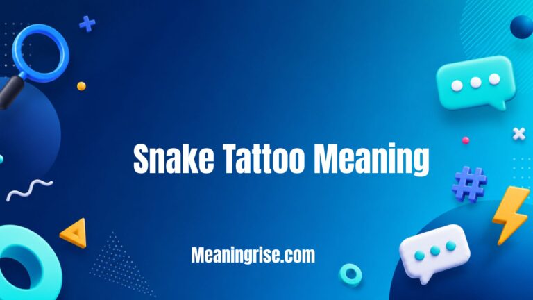Illustration explaining the complete Snake Tattoo Meaning, highlighting its symbolism of transformation, rebirth, protection, wisdom, and personal strength.