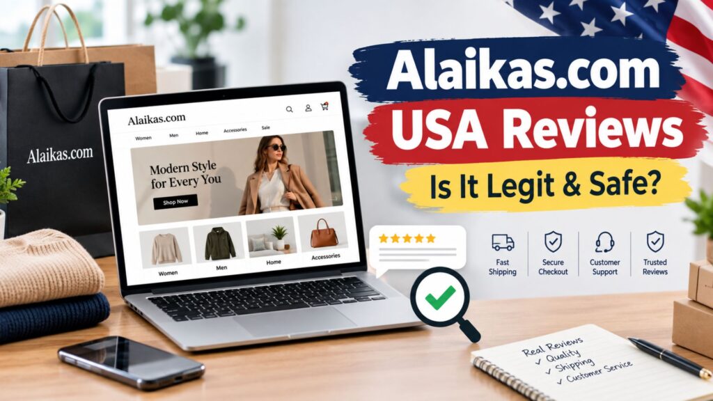 Alaikas.com USA reviews showing online shopping, customer feedback, and website trust analysis