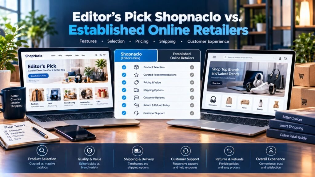 Editor's Pick Shopnaclo vs. Established Online Retailers