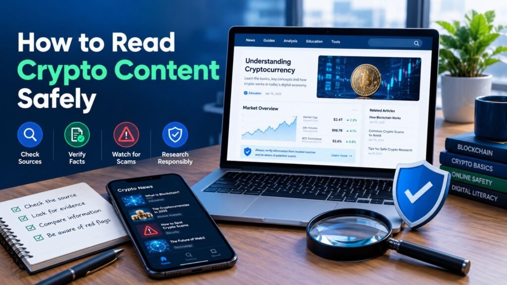 How to read About RobTheCoins content safely by checking sources, facts, risks, and scam warning signs.