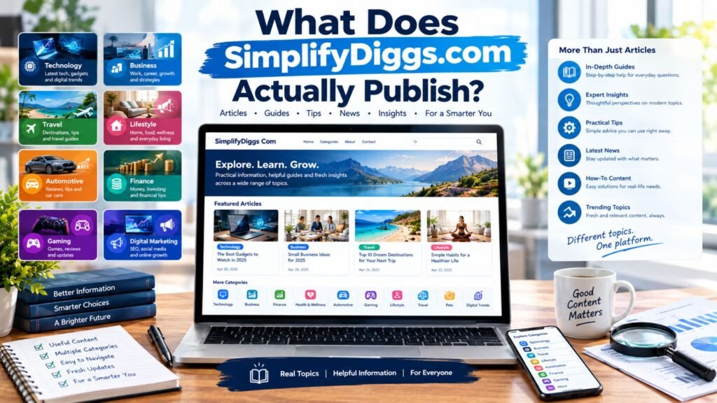 What Does SimplifyDiggs com Actually Publish?