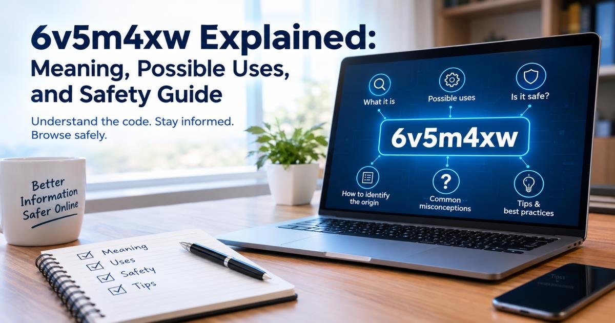 6v5m4xw Explained: Meaning, Possible Uses, and Safety Guide