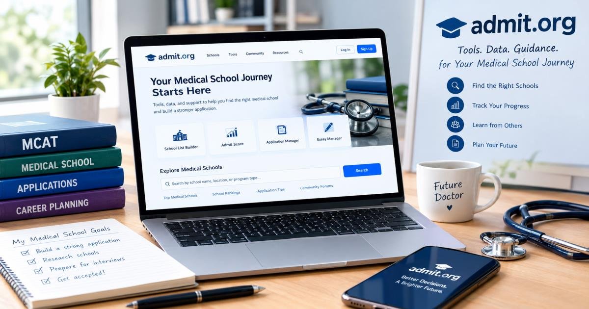Admit Org Guides: Medical School Admissions Tools & Features