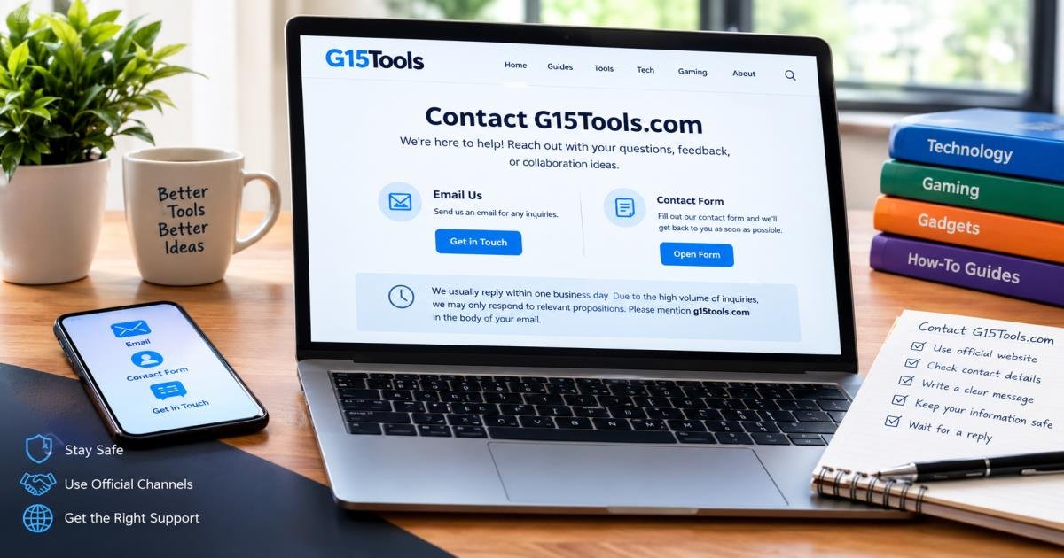 Contact G15Tools Com: How to Reach G15Tools.com Safely